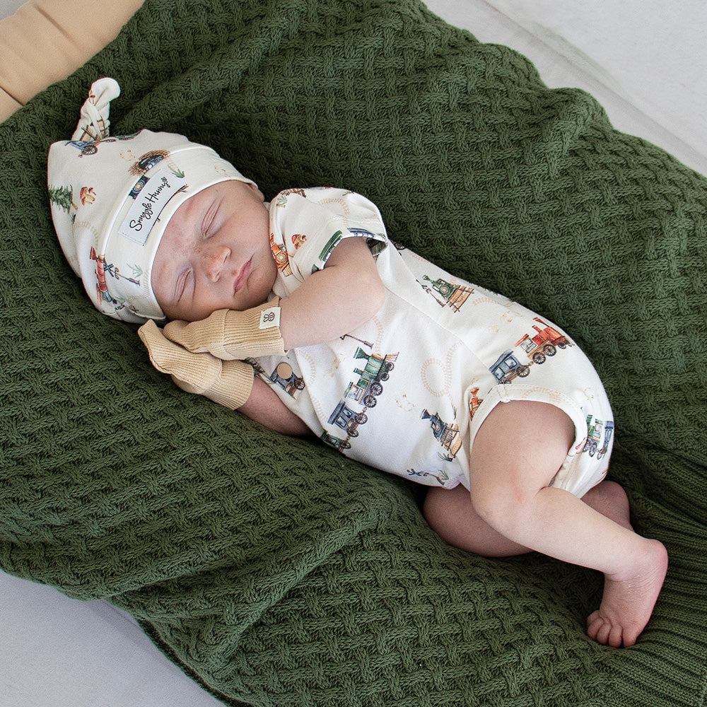 Organic Cotton Rib Mittens