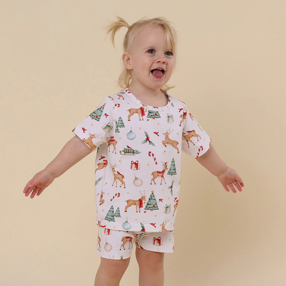 Prancer & Friends Organic Kids PJ Set