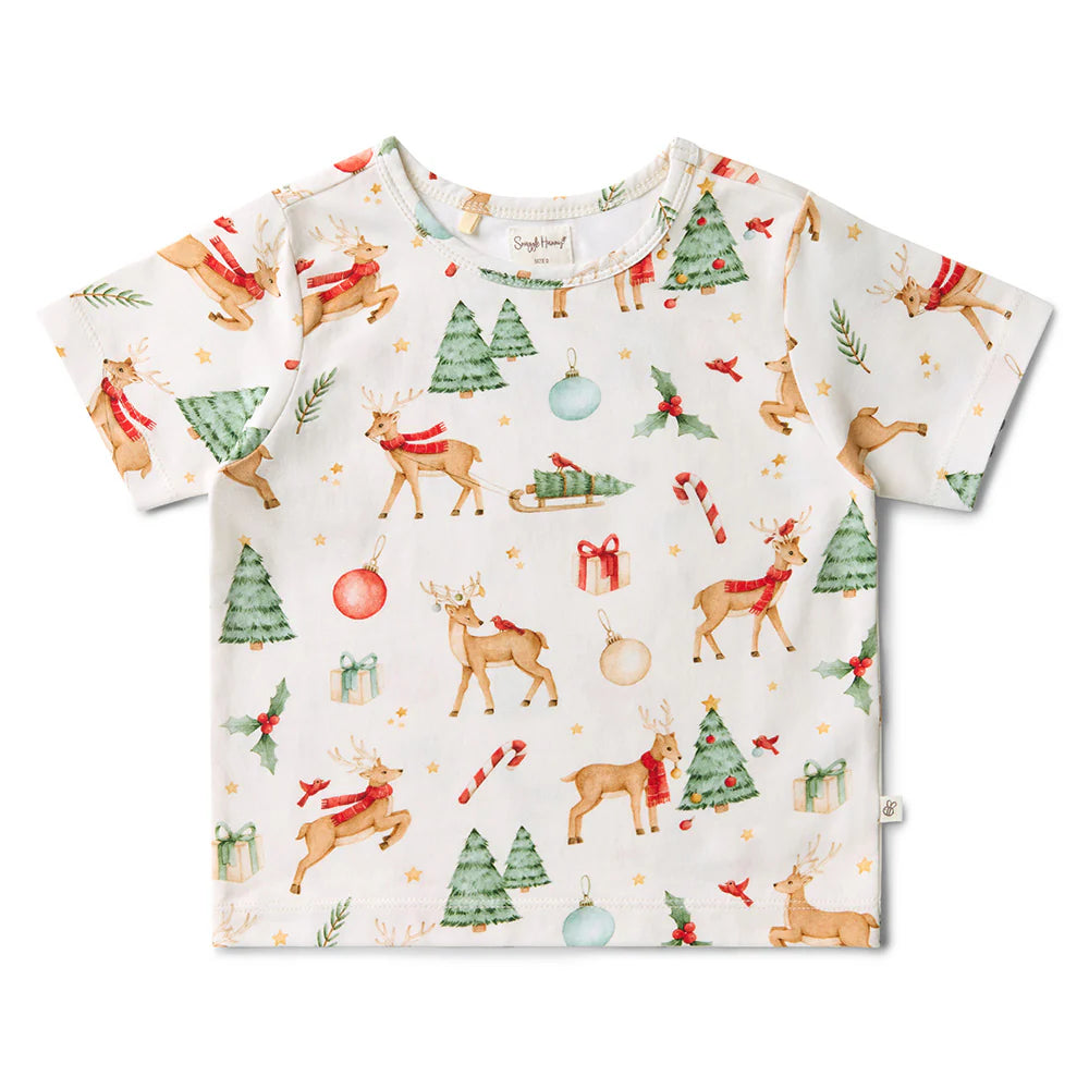 Prancer & Friends Organic Kids PJ Set