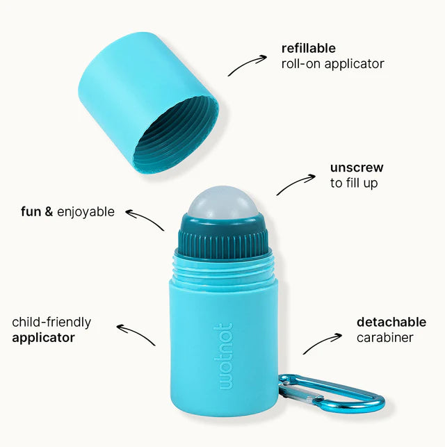 Refillable Sunscreen Roll-on Applicator (Empty)