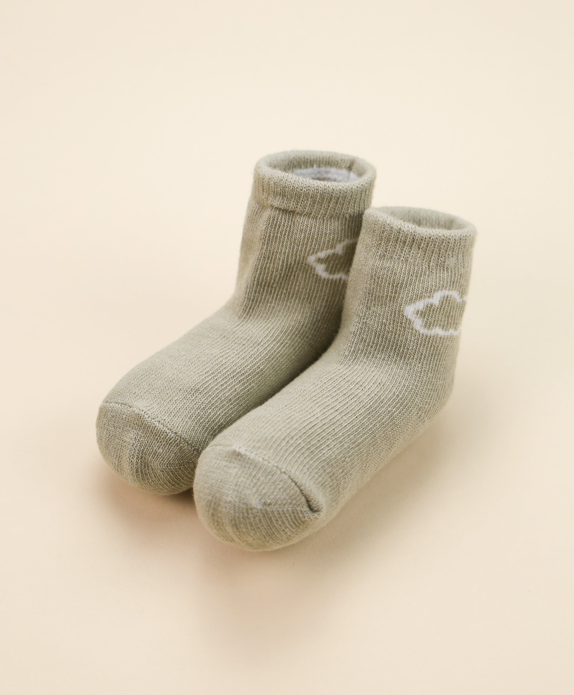 Organic Cotton Baby Socks 0-6 Months