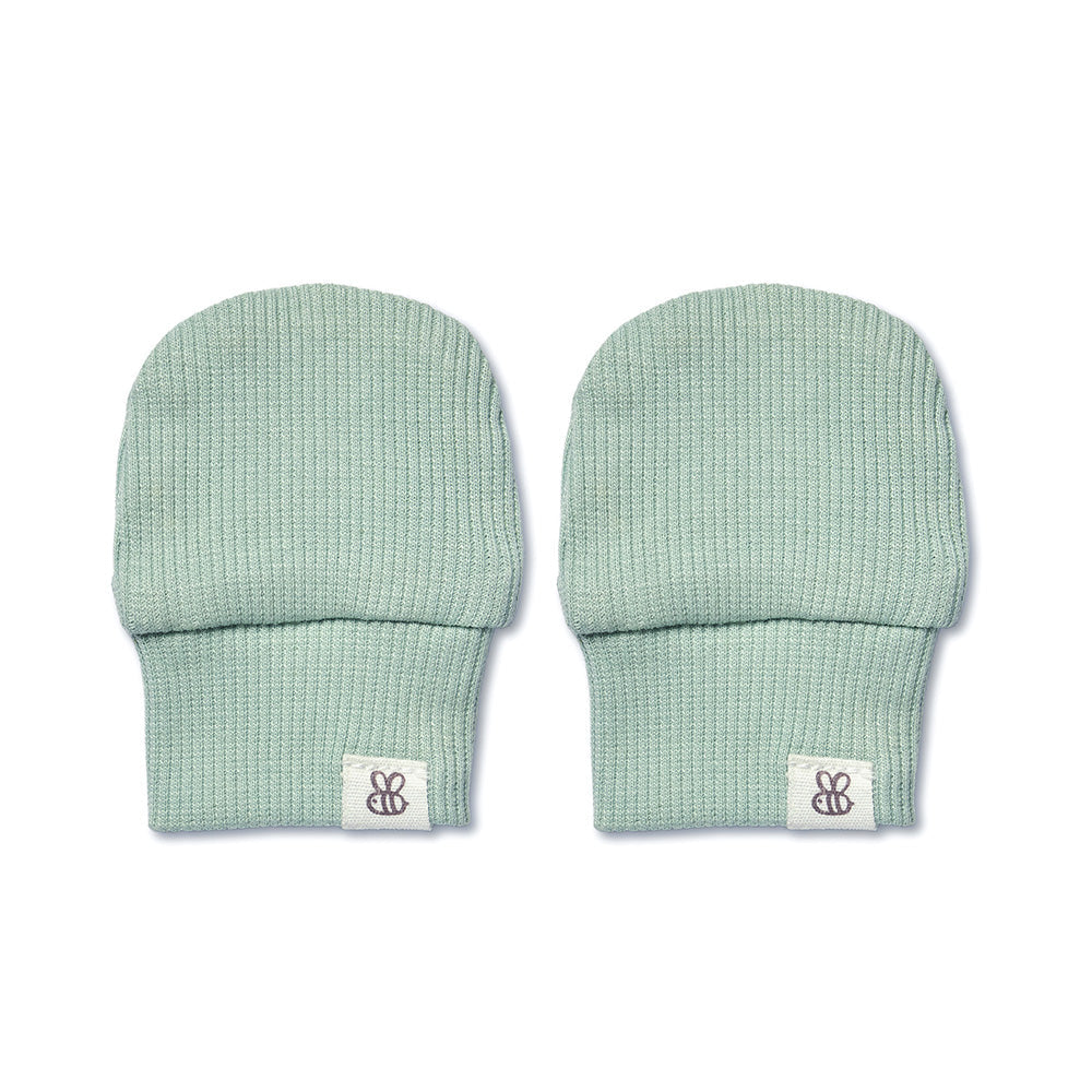 Organic Cotton Rib Mittens