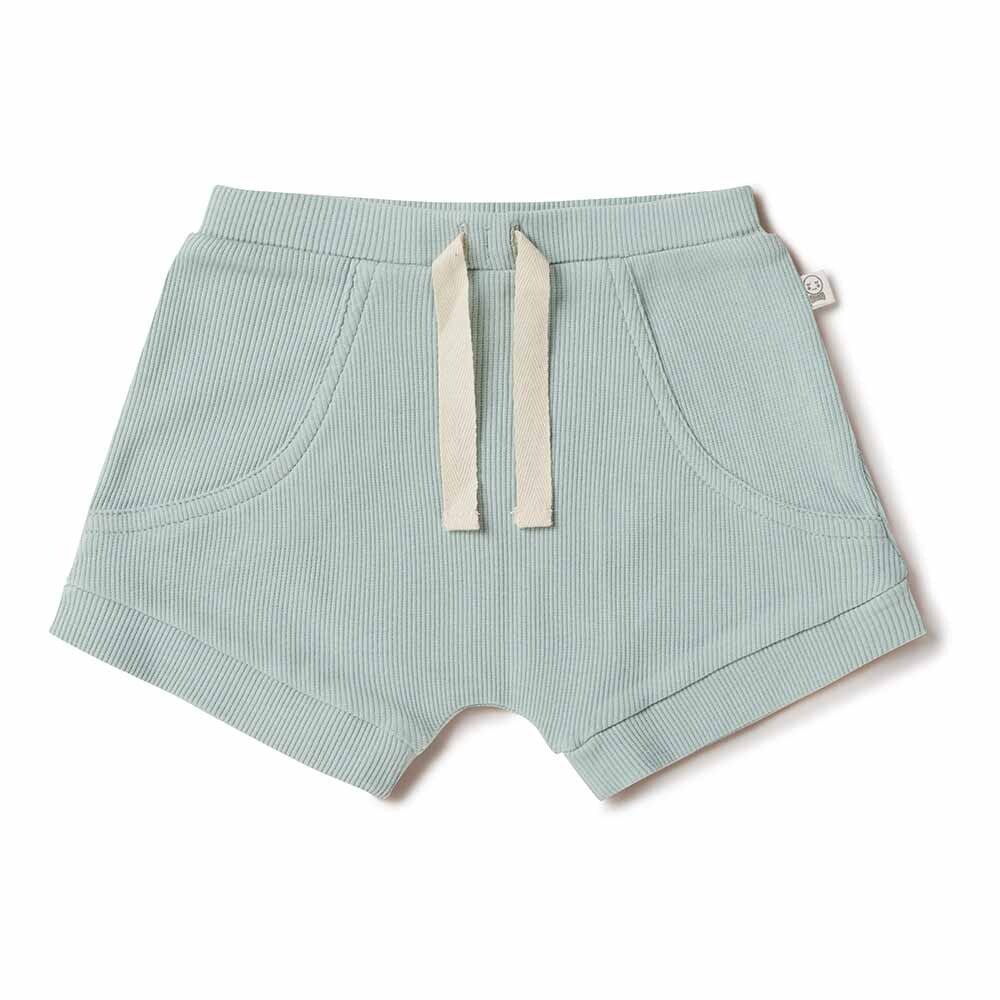 Organic Cotton Rib Shorts