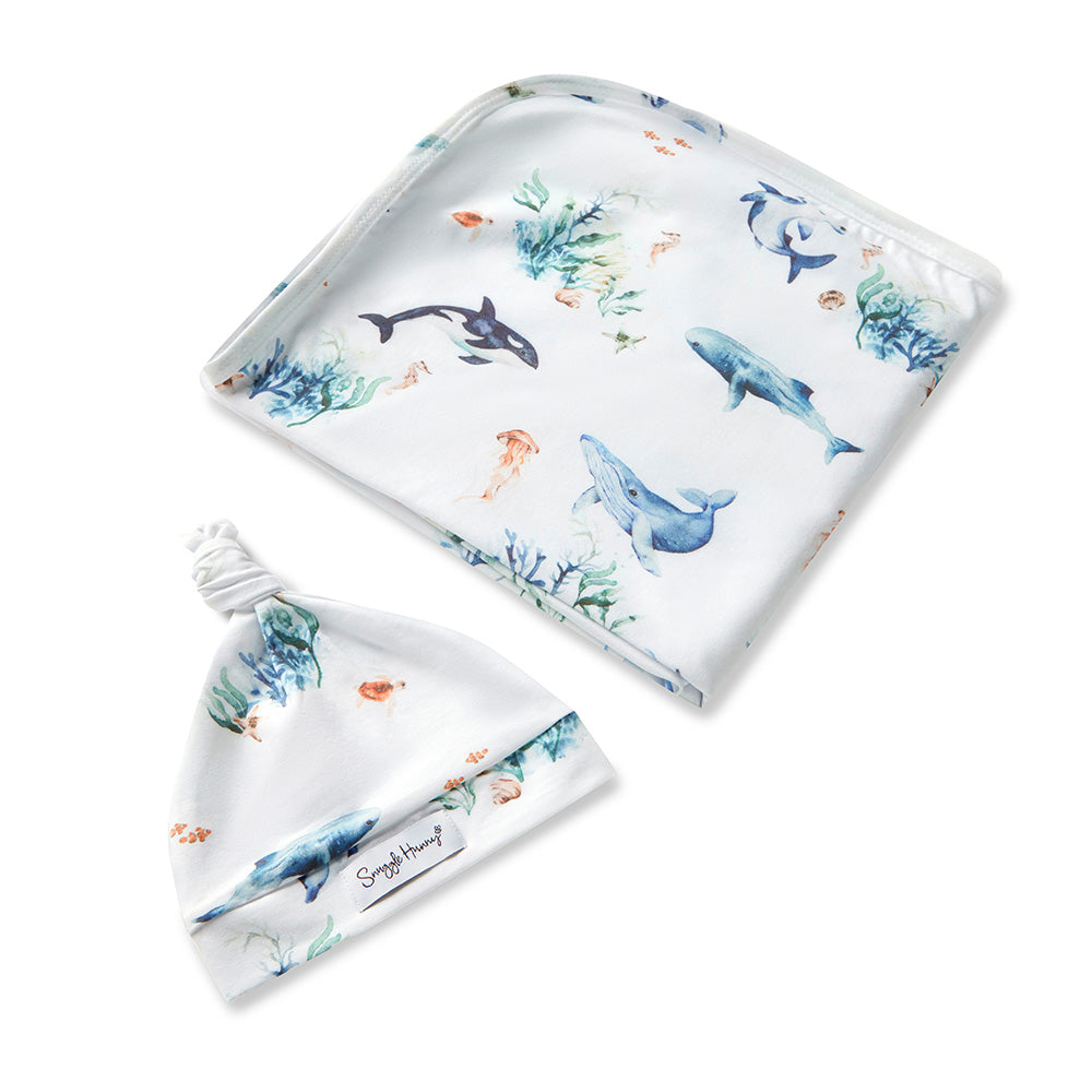 Stretch Cotton Baby Wrap set