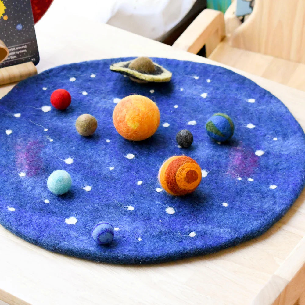 Handcrafted Felt Playscape Play Mats
