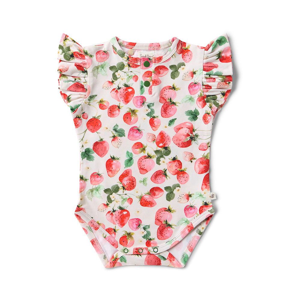 Snuggle Hunny Short Sleeve Organic Bodysuit Preemie