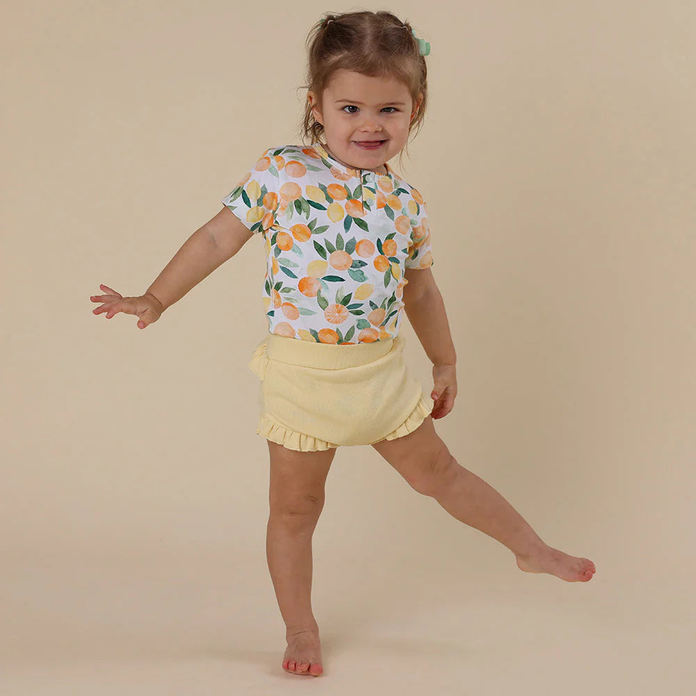 Organic Cotton Rib Bloomers