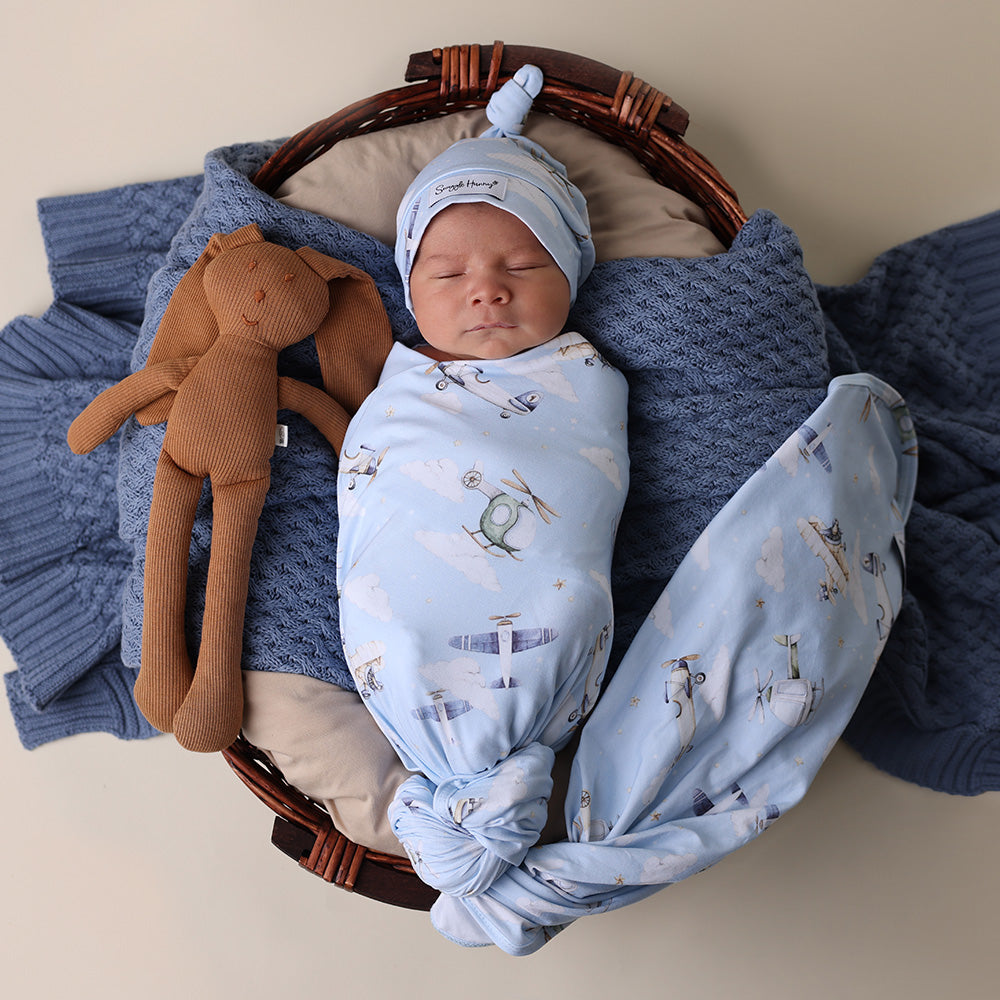 Stretch Cotton Baby Wrap set
