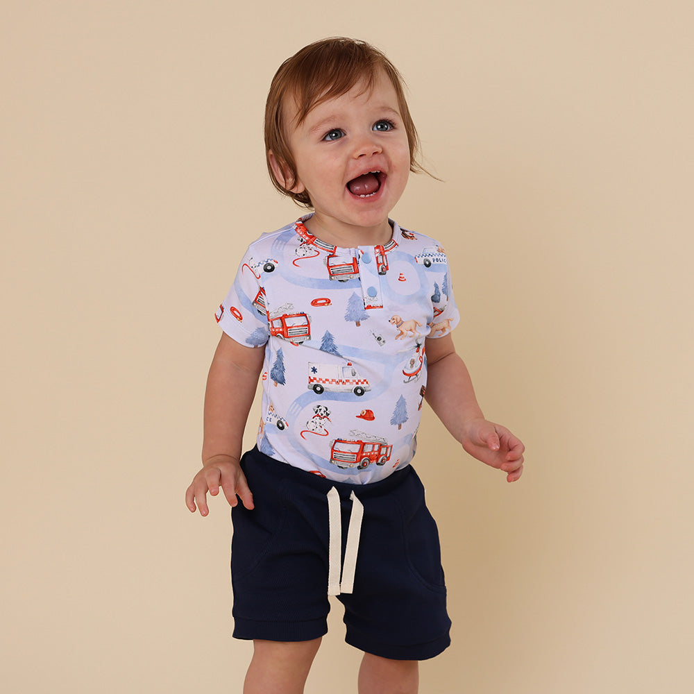 To The Rescue Short Sleeve Organic Bodysuit
