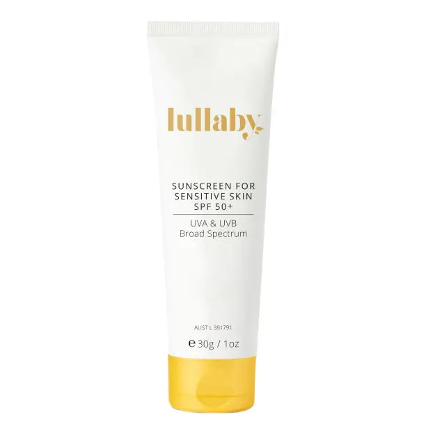 Lullaby SPF 50+ Sensitive Skin Sunscreen Travel Size 30g