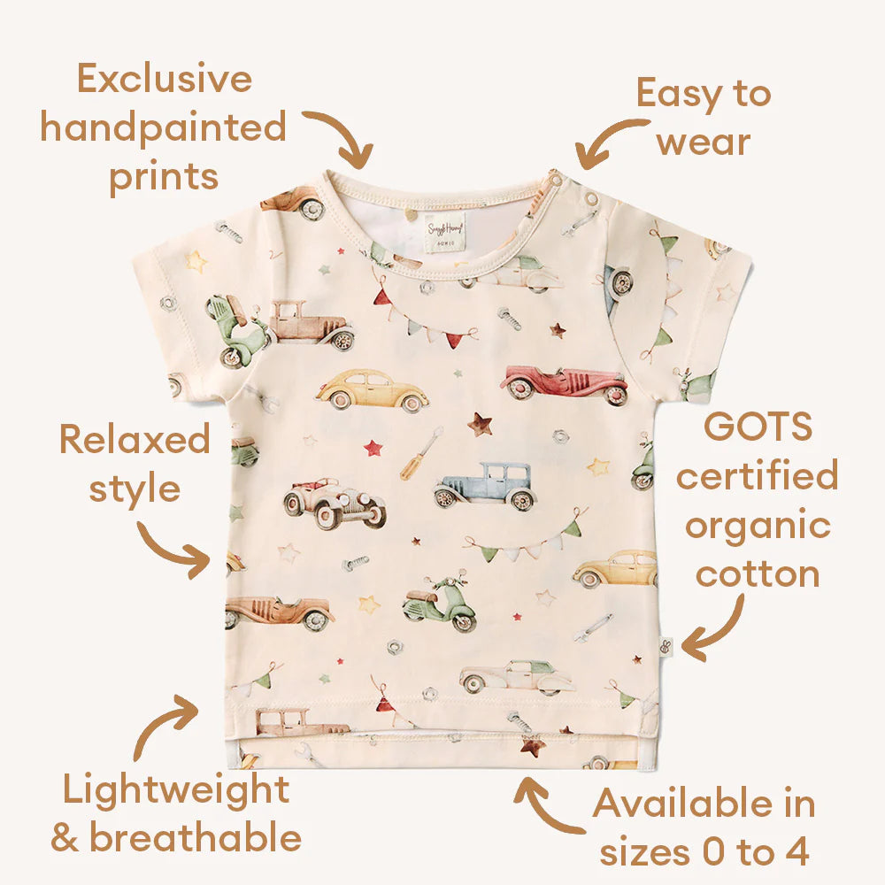 Vintage Cars Organic T-Shirt