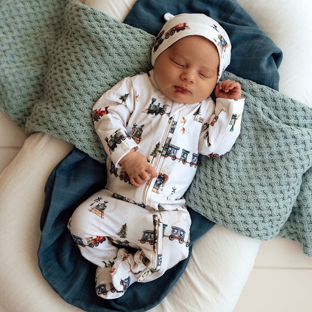 Snuggle Sleepsuit Zip Footie Preemie